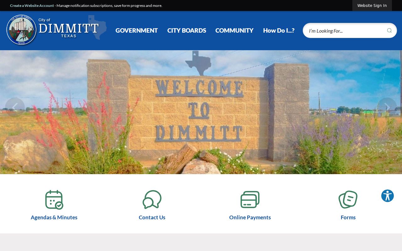 Official City of Dimmitt source for Dimmitt criminal history contacts